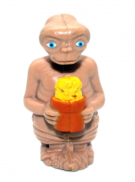 E.T. der Außerirdische mit Popcorn in der Hand Kunststoff Figur von LJN